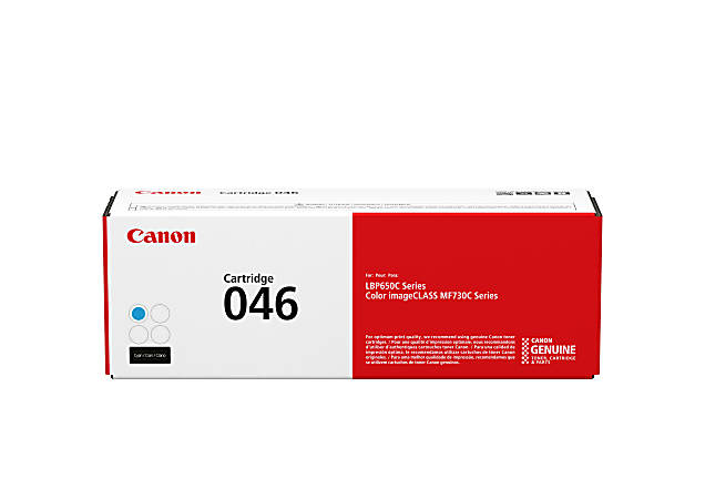 Canon® 046 Cyan Toner Cartridge, 1249C001