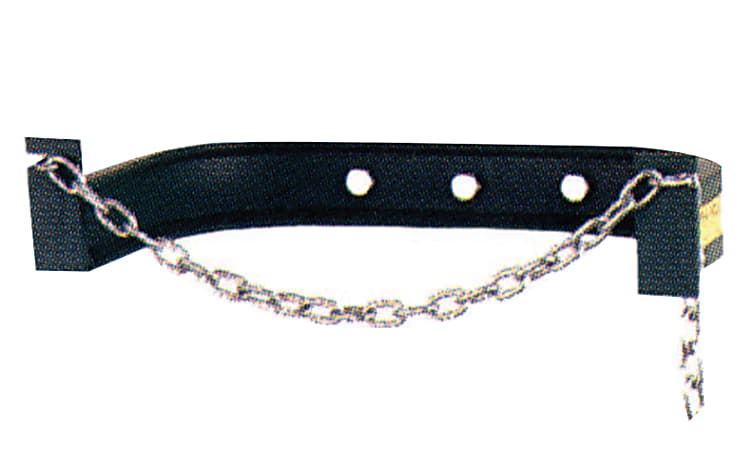 Harper Trucks HP WB1-9 Wall Bracket, 9 1/4", Black/Chrome