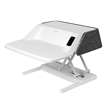 FlexiSpot EM6W Motorized Sit-Stand Desk Riser, 30"W x 29-3/16 "D, White