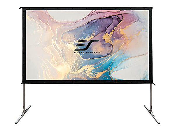 Elite Screens Yard Master 2 Series OMS100H2 - Projection screen with legs - 100" (100 in) - 16:9 - CineWhite - silver