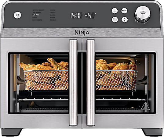 Ninja French Door Premier 10-in-1 Air Fryer, Convection Oven And Toaster, Silver, Total Qty 1