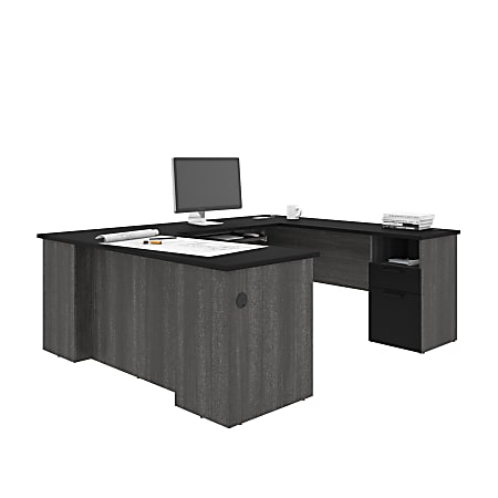 U shaped best sale desk office depot