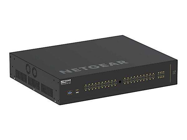 Netgear M4250-40G8XF-PoE++ AV Line Managed Switch - 40 Ports - Manageable - 3 Layer Supported - Modular - GSM4248UX100NAS
