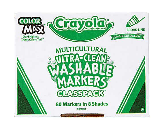 Crayola 58-8215 Fabric Markers Classpack, 1 - Kroger