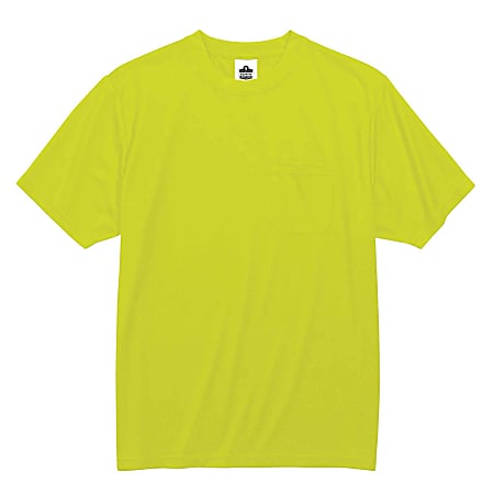 Ergodyne GloWear 8089 Non-Certified T-Shirt, 5X, Lime