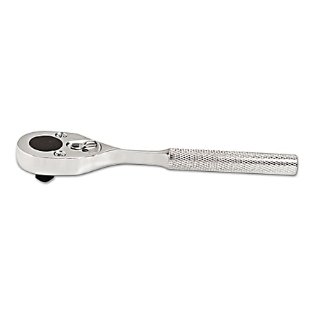 Stanley Classic Standard Length Pear Head Ratchet, 3/8 in Dr, 7 in L, Full Polish
