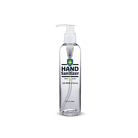 Hand Sanitizer with Aloe, Fragrance-Free, 8 Oz