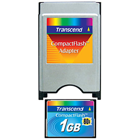 Transcend 1GB Flash Memory Card - 1 GB