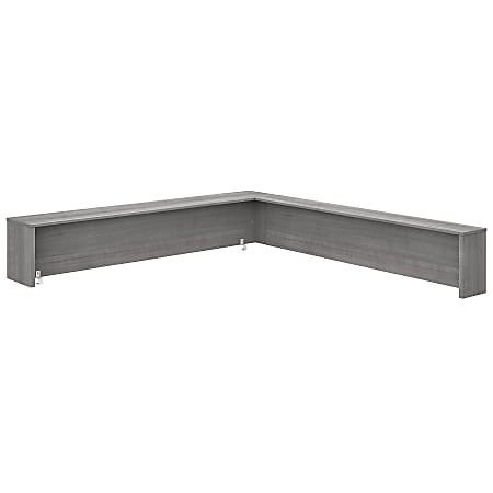 Bush Business Furniture Studio C 72"W Reception Desk Shelf, Platinum Gray, Standard Delivery