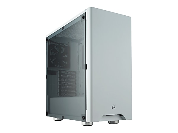 Corsair Carbide 275R Computer Case - Mid-tower - White - Steel, Plastic, Acrylic - 4 x Bay - 2 x 4.72" x Fan(s) Installed - 0 - ATX, Micro ATX, Mini ITX Motherboard Supported - 18.87 lb - 6 x Fan(s) Supported