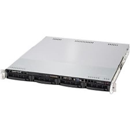 CybertronPC Imperium SVIIA1341 1U Rack Server - Intel Xeon X3430 Quad-core (4 Core) 2.40 GHz - 8 GB Installed DDR3 SDRAM - 2 TB (4 x 500 GB) HDD - Serial ATA Controller - 5 RAID Levels - 520 W