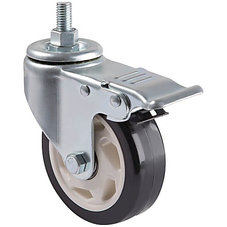 Eaton Tripp Lite Series Locking Caster Kit for Rolling TV/Monitor Carts - Heavy Duty, Swivel, 4 in. Diameter, 4 Casters - Locking casters