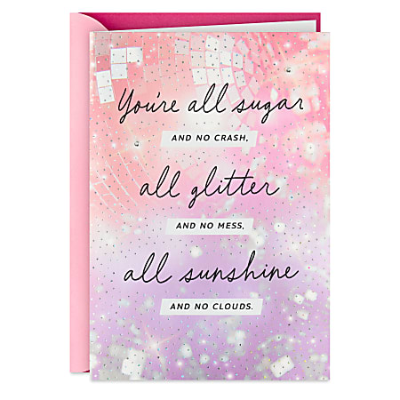 Hallmark Valentine's Day Card (You're All Sugar, Sparkle and Sunshine)