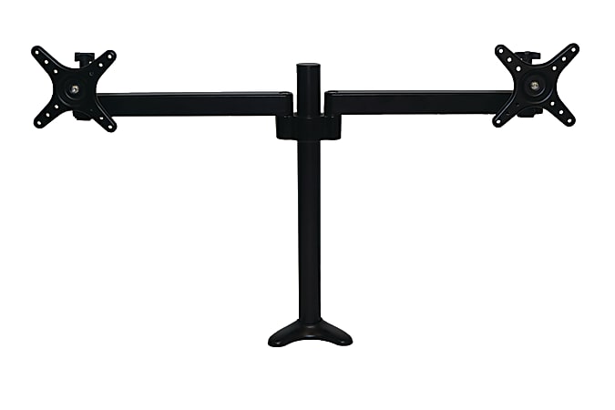 Victor DC002 Dual Or Single Monitor Mount, Black