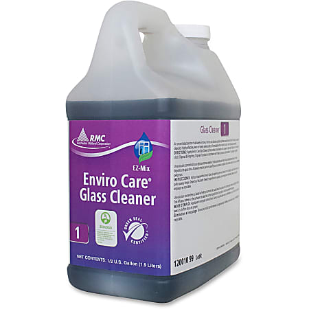 RMC Enviro Care Glass Cleaner, Concentrate, 64.2 fl oz, Case of 4 - 12001099