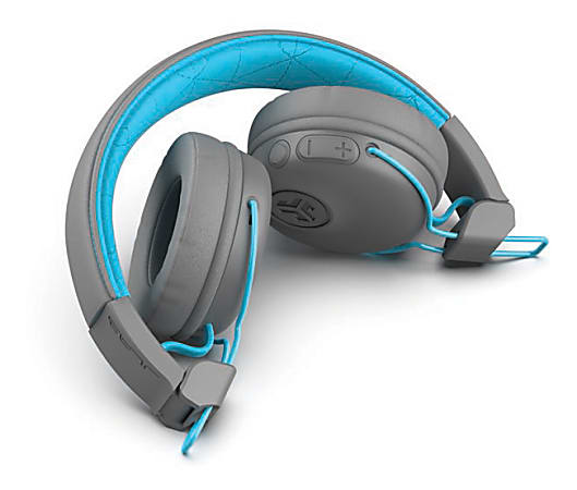 JLab Studio Wireless Headphones Gray Blue HBASTUDIORGRYBLU4