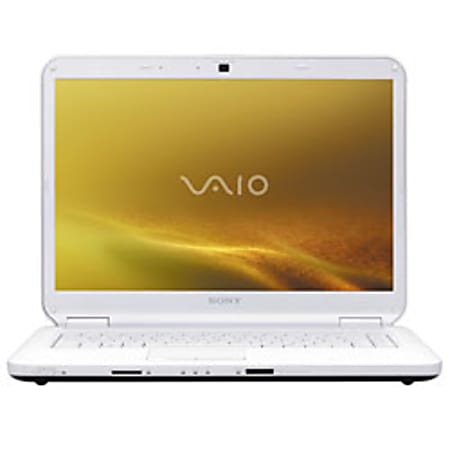 Sony® VAIO® VGN-NS150J/W 15.4" Widescreen Notebook Computer With Intel® Core™2 Duo T5800 With Centrino® Processor Technology, White