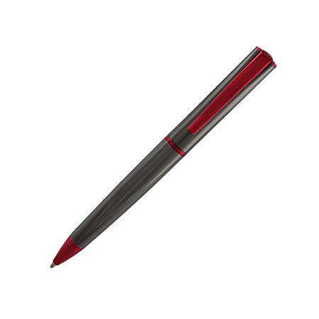 Monteverde® Impressa™ Ballpoint Pen, Medium Point, 0.8 mm, Gun Metal Barrel, Black Ink
