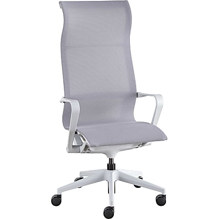 Lorell® Ergonomic Mesh High-Back Executive Chair, Gray