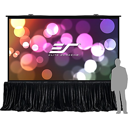 Elite Screens QuickStand 5-Second Series - 180-INCH 16:9, Manual Pull Up, Movie Theater 8K / 4K Ultra HD 3D Ready, 2-YEAR WARRANTY, QS180HD