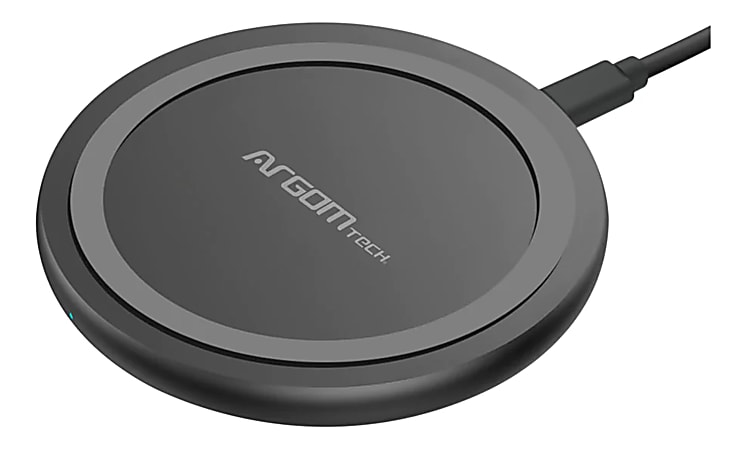 Argom Tech SURFACE P1 Wireless Fast Charger For Mobile Phones, Black