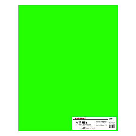 Office Depot Brand Poster Boards 11 x 14 Neon Color Assortment