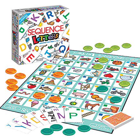 JAX Ltd. Sequence Letters Board Game, Grades PreK-2