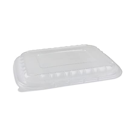 Pactiv Evergreen EarthChoice® Entrée2Go™ Takeout Containers, 1”H x 11-3/4”W x 8-3/4”D, Clear, Case Of 200 Containers