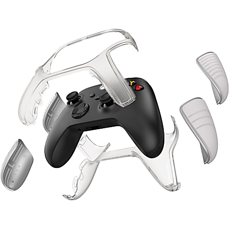 OtterBox Xbox X|S Antimicrobial Easy Grip Controller Shell - For Microsoft Gaming Controller - Dreamscape (White/Gray) - Bacterial Resistant, Anti-slip, Abrasion Resistant, Scuff Resistant, Sweat Resistant - Retail