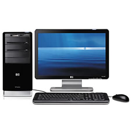HP Pavilion a6642p-b Desktop Computer Bundle With Intel® Pentium® Dual-Core Processor E5200, 19" Widescreen LCD Monitor