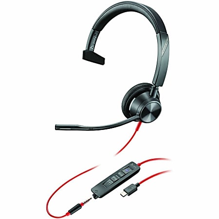 Poly Blackwire BW3315-M Headset - Microsoft Teams Certification