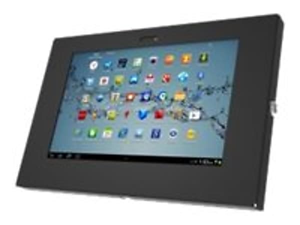 Compulocks Full Jacket Galaxy Tab 3 10.1" Wall Mount Enclosure Black - Mounting kit (wall mount, anti-theft enclosure) for tablet - aluminum - black - wall-mountable