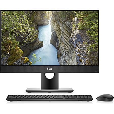 Dell OptiPlex 7000 7480 All-in-One Computer - Intel Core i5 10th Gen i5-10500 Hexa-core (6 Core) 3.10 GHz - 8 GB RAM DDR4 SDRAM - 256 GB SSD - 23.8" Full HD 1920 x 1080 - Desktop - Black - Windows 10 Pro 64-bit - English Keyboard - IEEE 802.11ax - 160 W