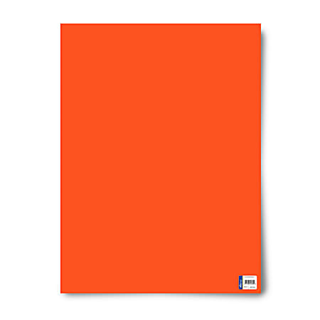 Royal Brites Poster Board, 22" x 28", Neon Orange