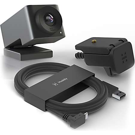 Huddly GO Video Conferencing Camera - 16 Megapixel - 30 fps - Gray - USB 3.0 - 1280 x 720 Video - CMOS Sensor - 3x Digital Zoom - Notebook, Computer