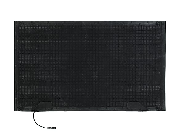 Melt Step Floor Mat, 1 Connector, 3' x 5', Black
