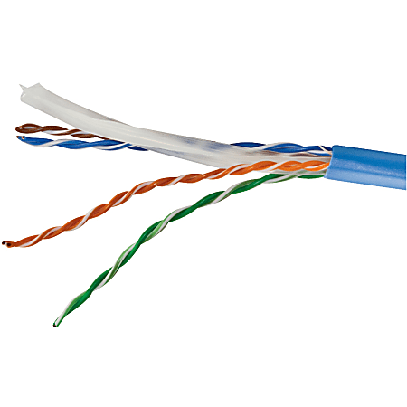 Vericom CAT-6/UTP Solid Riser CMR Cable, 1,000’, Blue, MBW6U-00934