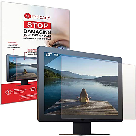 Reticare Screen Protector Transparent - For 20" Widescreen LCD Monitor - 16:9