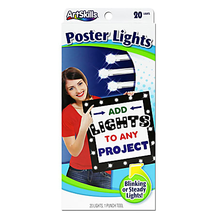 ArtSkills® Poster Lights, White