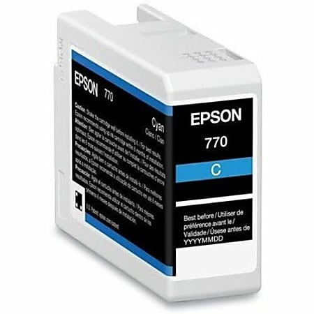 Epson UltraChrome PRO 770 Original Inkjet Ink Cartridge - Cyan Pack - Inkjet