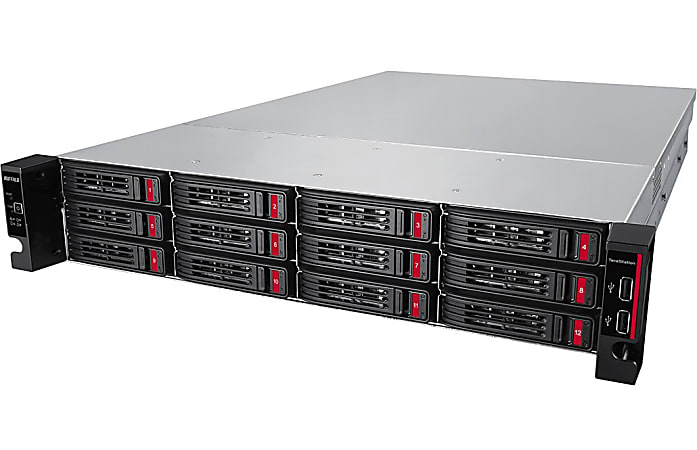 Buffalo TeraStation 51210RH Rackmount 48TB NAS Hard Drives Included - Annapurna Labs Alpine AL-314 1.70 GHz - 12 x HDD Installed - 48 TB Installed HDD Capacity - 8 GB RAM DDR3 SDRAM - Serial ATA/600 Controller