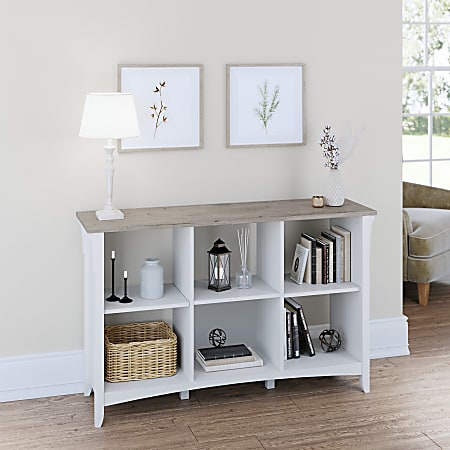 Bush furniture broadview 6 cube hot sale storage bookcase in pure white