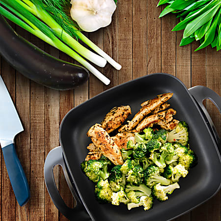 Black electric skillet hotsell
