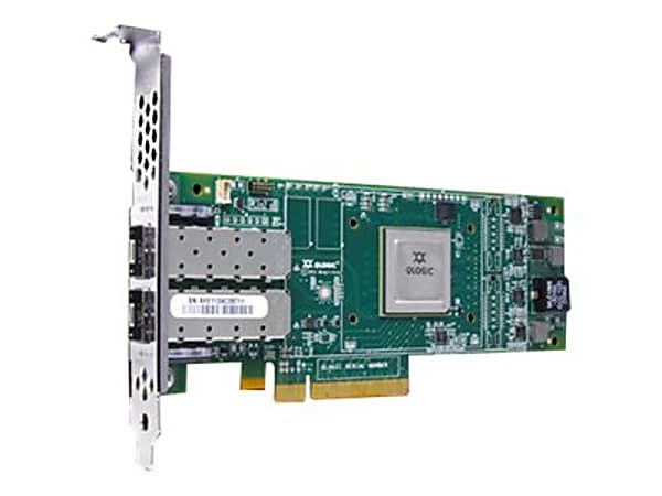 HPE StoreFabric SN1100Q 16Gb Dual Port - Host bus adapter - PCIe 3.0 low profile - 16Gb Fibre Channel x 2 - for ProLiant DL325 Gen10, DL345 Gen10, DL365 Gen10, DX360 Gen10, XL220n Gen10, XL290n Gen10