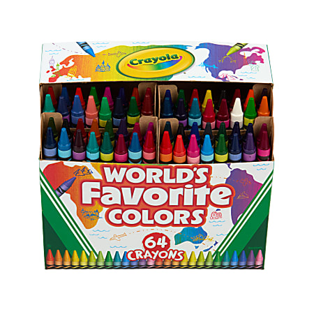 Color &amp; Sticker Activity Set for Kids, World&rsquo;s Favorite Colors, Includes Coloring Pages, Stickers, Washable Markers, Art Kit for Kids, 3+