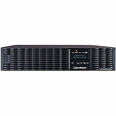 CyberPower OL2200RTXL2UN Smart App Online UPS Systems - 2200VA/1800W, 100 - 125 VAC, NEMA 5-20P, 2U, Rack/Tower, 7 Outlets, LCD- OL2200RTXL2UN