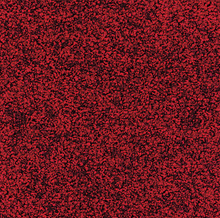M + A Matting Stylist Floor Mat, 4' x 8', Red/Black