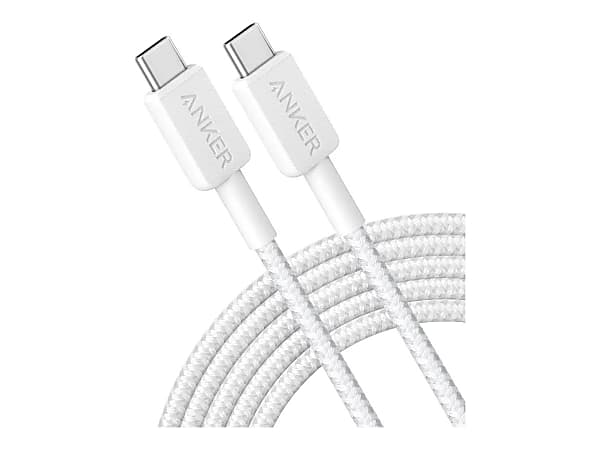 ANKER USB-C Data Transfer Cable - 10 ft USB-C Data Transfer Cable - 480 Mbit/s - MFI - White