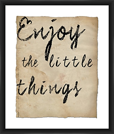 PTM Images Framed Wall Art, Little Things, 25 1/2"H x 21 1/2"W