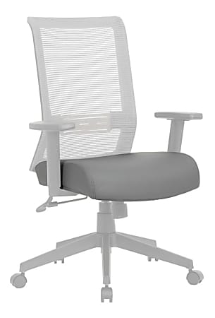 Boss Office Products Seat Cover With Antimicrobial Protection, Grey